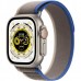 Apple Watch Ultra GPS + Cellular, 49mm Titanium Case with Blue Gray Trail Loop (Medium/Large)