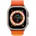 Apple Watch Ultra GPS + Cellular, 49mm Titanium Case with Orange Alpine Loop (Medium)