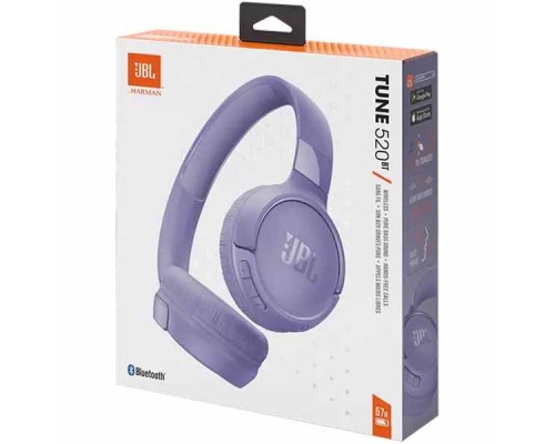 JBL TUNE 520BTPUR Wireless On Ear Headphones Purple