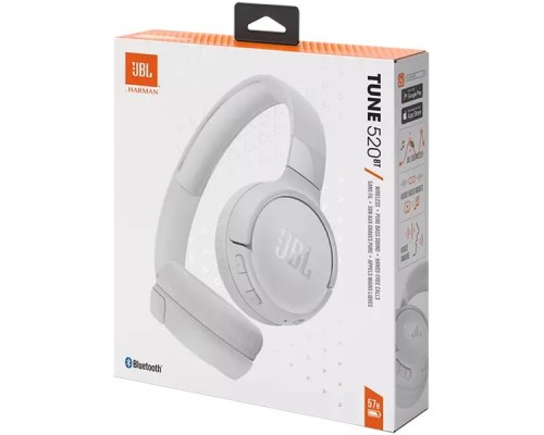 JBL TUNE 520BTWHT Wireless On Ear Headphones White