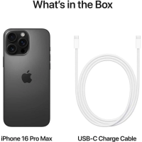 Apple iPhone 16 Pro Max (512GB) – Black Titanium Middle East Version with FaceTime