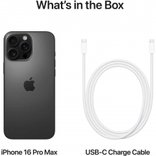 Apple iPhone 16 Pro Max (512GB) – Black Titanium Middle East Version with FaceTime