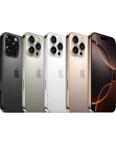 Apple iPhone 16 Pro Max (256GB) – Desert Titanium Middle East Version with FaceTime