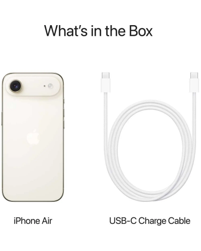 Apple iPhone Air (512GB) – Light Gold Middle East Version with FaceTime