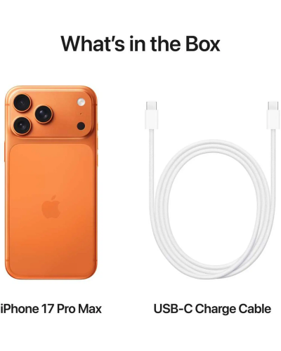 Apple iPhone 17 Pro Max (512GB) – Cosmic Orange Middle East Version with FaceTime