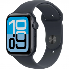 Apple Watch SE 3 GPS + Cellular, 44mm Midnight Aluminum Case with Midnight Sport Band – M/L